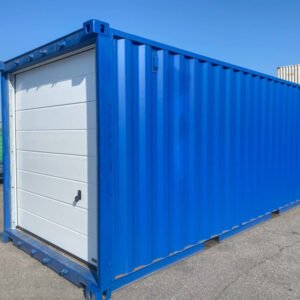 20 Fuß Garagencontainer (Sektionaltor)