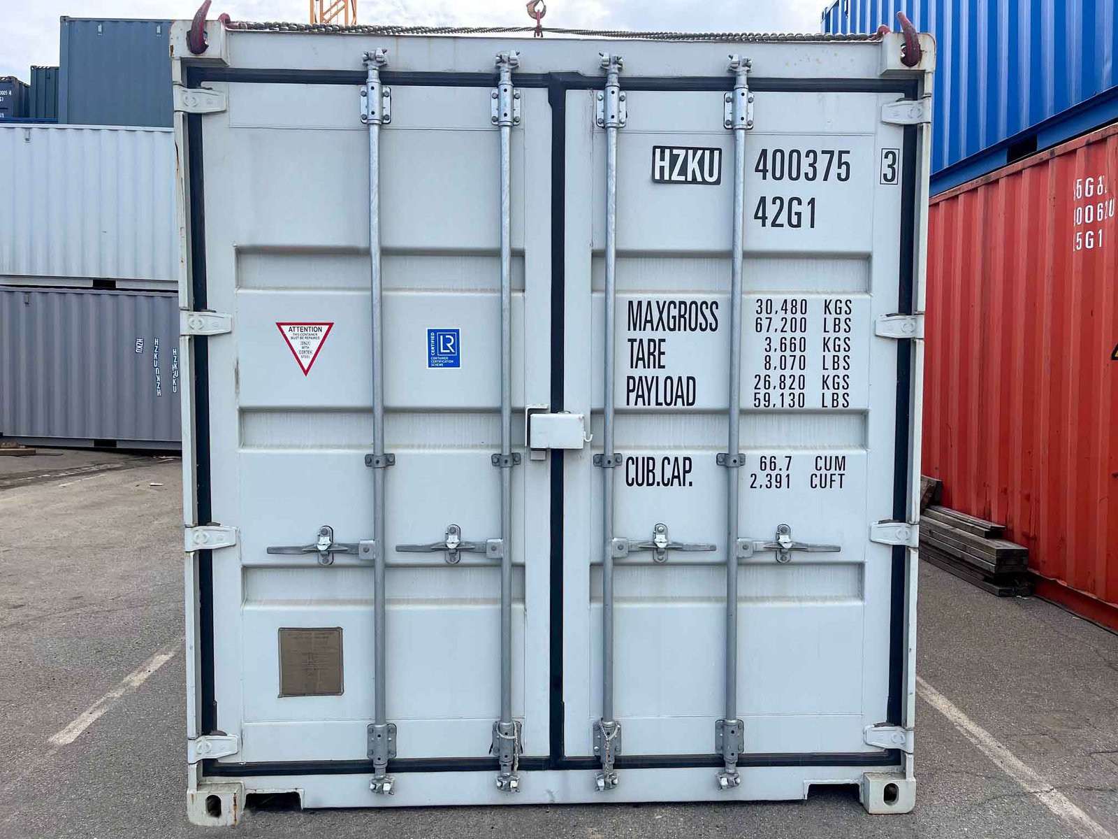 40 Fuß Seecontainer – Ansicht 2